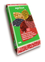 Houtsnippers per zak verpakt