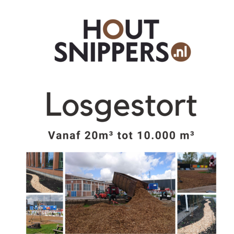 Houtsnippers  Fijn Premium stamhout Losgestort 