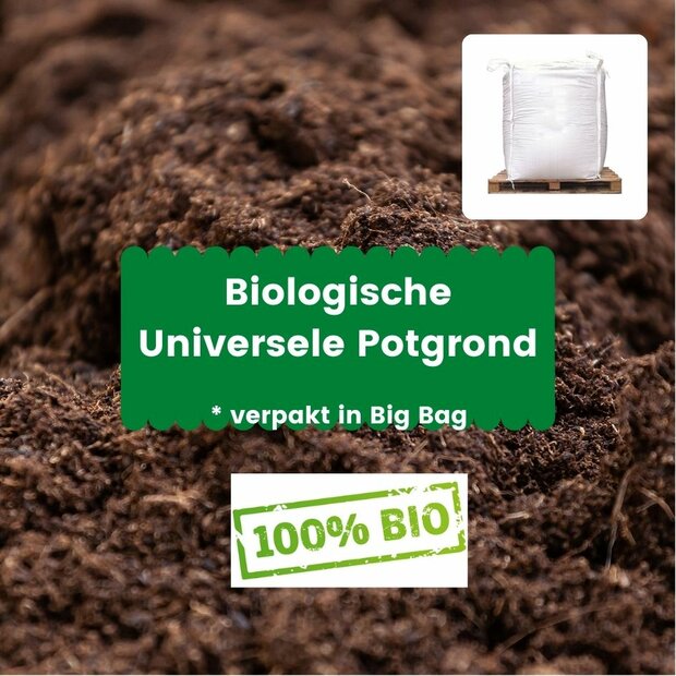 Biologische Potgrond verpakt in Big bag 1m3 
