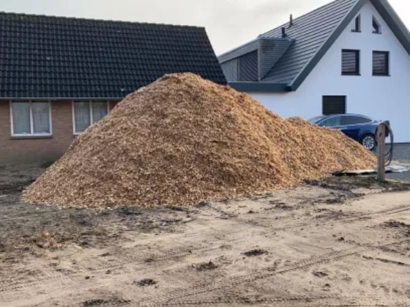 Houtsnippers premium 60m3 los gestort