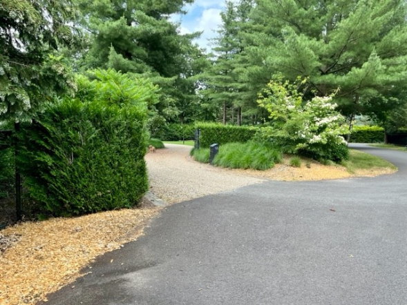 Houtsnippers Premium in de tuin