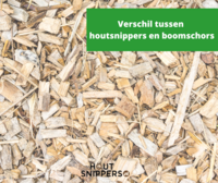Verschil tussen houtsnippers en boomschors voor in de tuin
