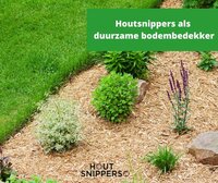 Houtsnippers als duurzame bodembedekker