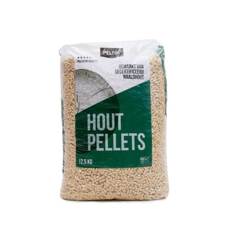 Houtpellets Pelfin 168 zakken - Wit Naaldhout