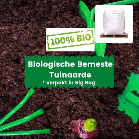 Biologische bemeste tuinaarde - 1m³ incl. bezorging
