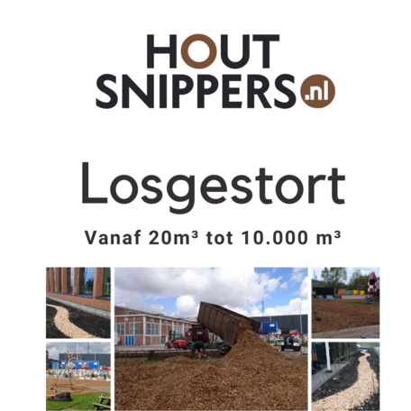 Houtsnippers Premium stamhout Losgestort 